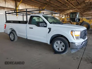 2022 Ford F-150 XL with VIN 1FTMF1C5XNKF26323, listed as a Copart auction lot 60160145 with 43,209 mi miles and Salvage title. Bid and sale history available at DreamBid. Image 4.