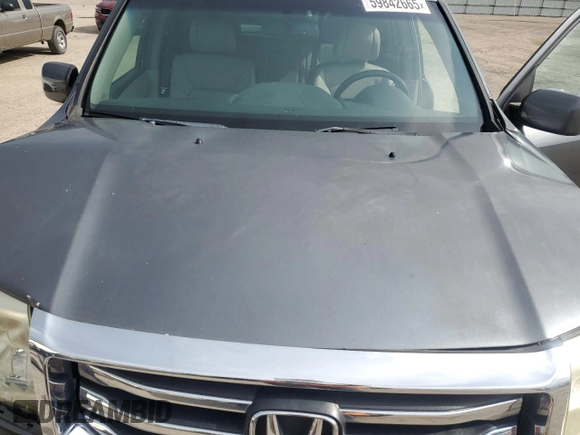 2013 Honda Pilot EX-L with VIN 5FNYF4H50DB017543, listed as a Copart auction lot 59842665 with 119,864 mi miles and Salvage title. Bid and sale history available at DreamBid. Image 12.