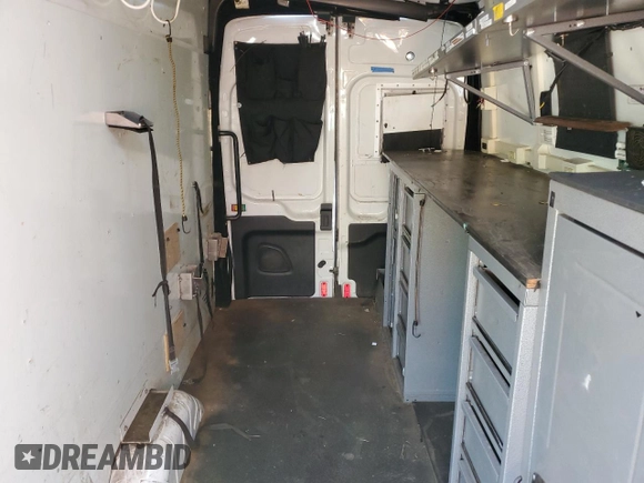 2019 Ford Transit with VIN 1FTBW3XM7KKA95410, listed as a Copart auction lot 55797525 with 40,125 mi miles and Clean Title. Bid and sale history available at carsss.com. Image 10.