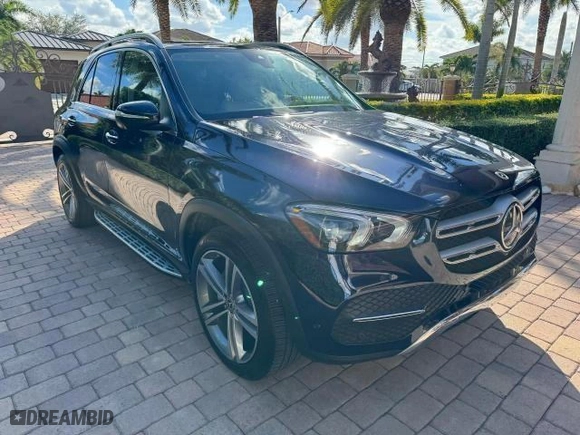 2022 Mercedes-Benz GLE with VIN 4JGFB4JB5NA765004, listed as a Copart auction lot 74955654 with 19,656 mi miles and Clean Title. Bid and sale history available at carsss.com. Image 4.