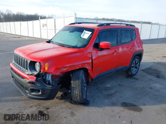 2015 Jeep Renegade Latitude with VIN ZACCJABT6FPB23098, listed as a IAAI auction lot 41538866 with 111,107 mi miles. Bid and sale history available at carsss.com. Image 18.