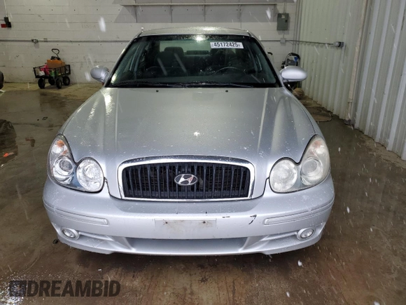 2004 Hyundai Sonata with VIN KMHWF25S74A963617, listed as a Copart auction lot 45172425 with 76,855 mi miles and Salvage Title. Bid and sale history available at carsss.com. Image 5.