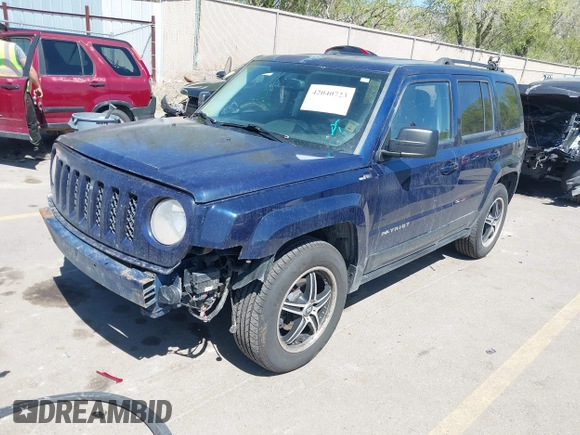 2016 Jeep Patriot Sport with VIN 1C4NJRBBXGD579801, listed as a IAAI auction lot 42040723 with 135,401 mi miles and . Bid and sale history available at carsss.com. Image 2.
