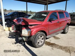 2006 Dodge Durango SLT with VIN 1D4HD48N86F167312, listed as a Copart auction lot 89076975 with 184,224 mi miles and Salvage Title. Bid and sale history available at carsss.com. Image 1.