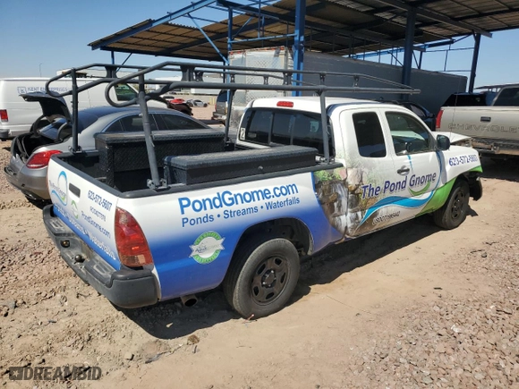 2007 Toyota Tacoma with VIN 5TETX22N67Z340342, listed as a Copart auction lot 48344525 with NaN miles and Salvage Title. Bid and sale history available at carsss.com. Image 3.