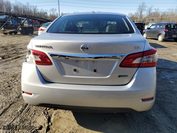 2014 Nissan Sentra SV with VIN 3N1AB7AP1EY328109, listed as a Copart auction lot 42648595 with 120,141 mi miles and Non Repairable. Bid and sale history available at carsss.com. Image 6.
