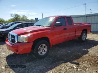 2005 Dodge Dakota SLT with VIN 1D7HW42N75S200120, listed as a Copart auction lot 56923005 with 73,489 mi miles and Salvage title. Bid and sale history available at DreamBid. Image 1.