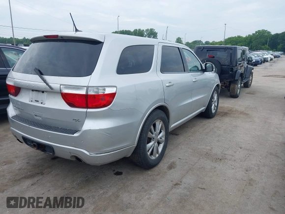 2011 Dodge Durango R/T with VIN 1D4SE6GT9BC682703, listed as a IAAI auction lot 42523174 with 177,043 mi miles and . Bid and sale history available at DreamBid. Image 4.
