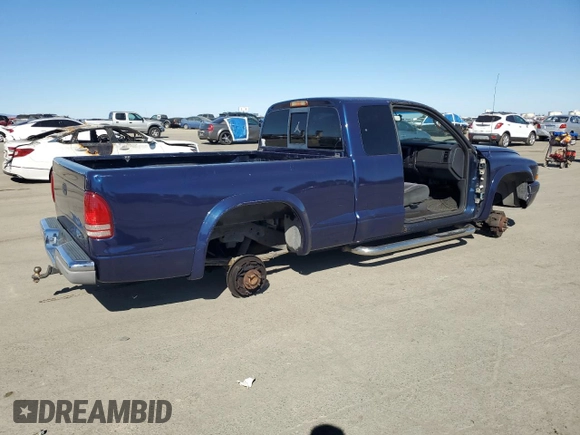 2001 Dodge Dakota Sport with VIN 1B7GG22N91S109111, listed as a Copart auction lot 48365845 with 0 mi miles and Salvage Title. Bid and sale history available at carsss.com. Image 3.