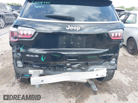 2023 Jeep Compass (RED) Edition with VIN 3C4NJDCN3PT514682, listed as a IAAI auction lot 42498677 with 18,895 mi miles and . Bid and sale history available at DreamBid. Image 6.