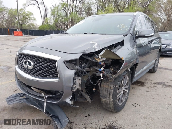 2019 Infiniti QX60 Pure z VIN 5N1DL0MN0KC516547, wystawiony jako IAAI lot #41947705 z przebiegiem 83 454 mil mil oraz . Historia ofert i sprzedaży dostępna na DreamBid. Obrazek 6.