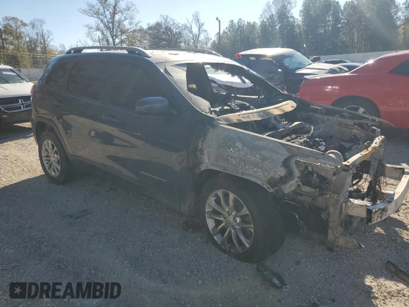 2020 Jeep Cherokee Latitude with VIN 1C4PJLCB5LD581373, listed as a Copart auction lot 85666334 with Not Provided miles and Salvage Title. Bid and sale history available at DreamBid. Image 4.