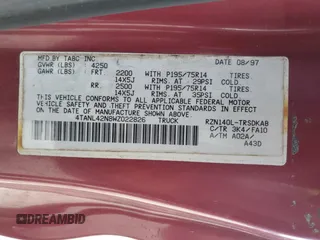 1998 Toyota Tacoma with VIN 4TANL42N8WZ022826, listed as a Copart auction lot 80758414 with 191,457 mi miles and Salvage Title. Bid and sale history available at carsss.com. Image 14.