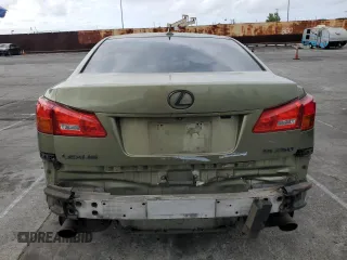 2008 Lexus IS with VIN JTHBK262382064684, listed as a Copart auction lot 54203465 with Not Provided miles and Salvage Title. Bid and sale history available at carsss.com. Image 6.