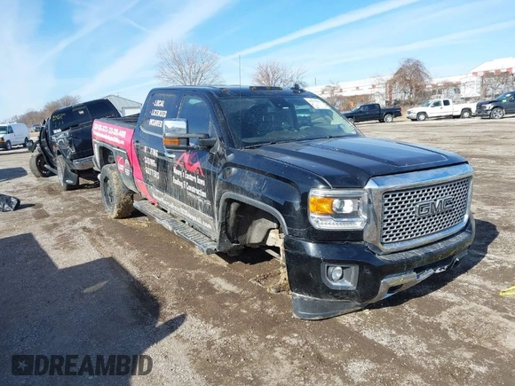 2016 GMC Sierra 2500HD Denali z VIN 1GT12UE80GF115452, wystawiony jako IAAI lot #41537973 z przebiegiem 182 800 mil mil oraz . Historia ofert i sprzedaży dostępna na DreamBid. Obrazek 1.