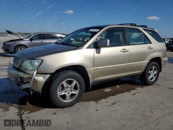 2002 Lexus RX 300 with VIN JTJHF10U620272563, listed as a Copart auction lot 72354434 with 153,330 mi miles and Salvage Title. Bid and sale history available at carsss.com. Image 1.