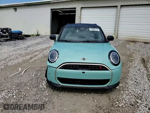 2025 MINI Hardtop Cooper S with VIN WMW23GD07S2W67817, listed as a Copart auction lot 53998735 with 337 mi miles and Salvage Title. Bid and sale history available at DreamBid. Image 15.
