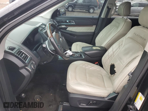 2016 Ford Explorer Platinum with VIN 1FM5K8HT2GGB60164, listed as a Copart auction lot 52878495 with Not provided miles and Salvage title. Bid and sale history available at DreamBid. Image 7.