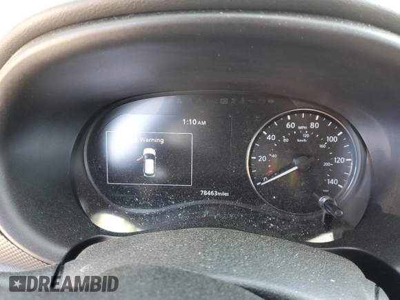 2022 Nissan Kicks SV with VIN 3N1CP5CV2NL523224, listed as a Copart auction lot 50179845 with 78,463 mi miles and Salvage Title. Bid and sale history available at DreamBid. Image 9.