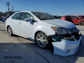 2010 Lexus HS 250h with VIN JTHBB1BA5A2013457, listed as a Copart auction lot 42785595 with 110,140 mi miles and Salvage Title. Bid and sale history available at DreamBid. Image 4.
