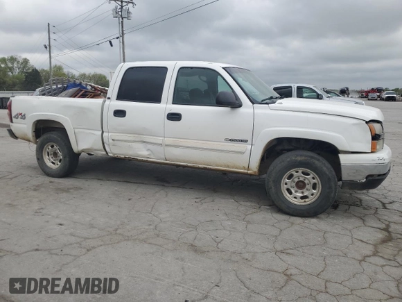 2007 Chevrolet Silverado 1500HD LT1 with VIN 1GCGK13U17F104419, listed as a Copart auction lot 52756125 with 331,848 mi miles and Clean Title. Bid and sale history available at DreamBid. Image 4.