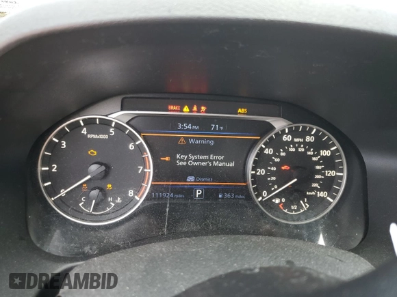 2019 Nissan Altima S with VIN 1N4BL4BV3KC229005, listed as a Copart auction lot 50918175 with 111,924 mi miles and Salvage Title. Bid and sale history available at DreamBid. Image 9.