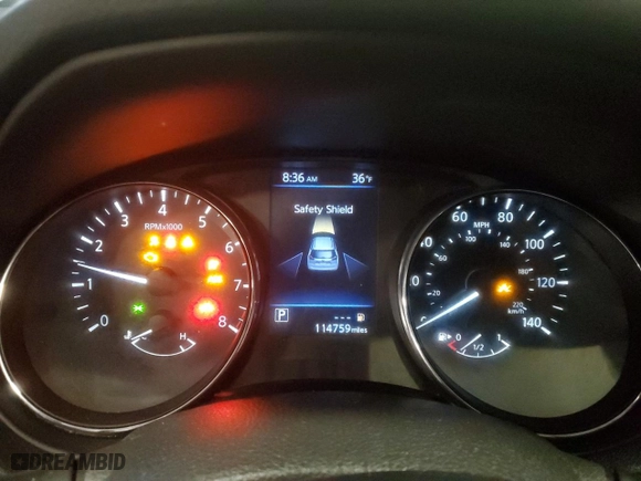 2018 Nissan Rogue SV with VIN 5N1AT2MV0JC819163, listed as a Copart auction lot 51418675 with 114,759 mi miles and Non Repairable. Bid and sale history available at carsss.com. Image 9.