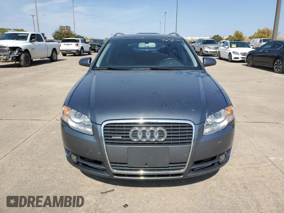 2007 Audi A4 with VIN WAUKF98E57A152630, listed as a Copart auction lot 76927614 with 71,930 mi miles and Salvage title. Bid and sale history available at DreamBid. Image 5.