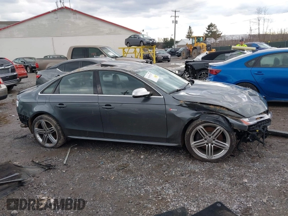 2015 Audi S4 Premium Plus with VIN WAUBGAFLXFA057138, listed as a IAAI auction lot 41191727 with 83,000 mi miles. Bid and sale history available at carsss.com. Image 13.