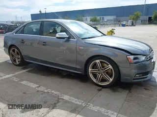 2013 Audi S4 Premium Plus with VIN WAUBGAFL9DA187554, listed as a IAAI auction lot 41657171 with 90,864 mi miles. Bid and sale history available at carsss.com. Image 1.