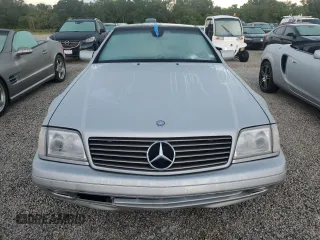 1998 Mercedes-Benz SL-Class with VIN WDBFA67F8WF163620, listed as a Copart auction lot 74125164 with 0 mi miles and Salvage Title. Bid and sale history available at carsss.com. Image 5.