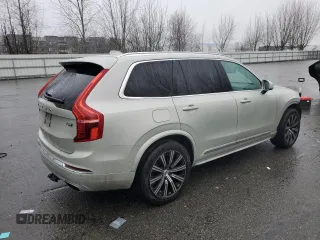 2020 Volvo XC90 Inscription with VIN YV4A221L1L1618474, listed as a Copart auction lot 45589905 with 87,455 mi miles and Salvage title. Bid and sale history available at DreamBid. Image 3.