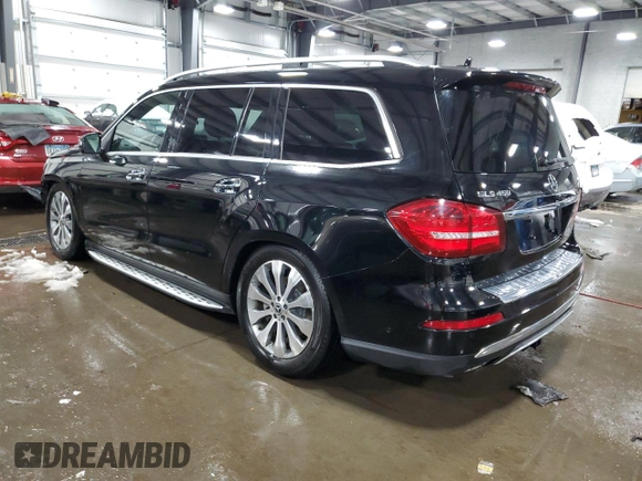2017 Mercedes-Benz GLS with VIN 4JGDF6EE9HA989523, listed as a Copart auction lot 71134162 with 106,439 mi miles. Bid and sale history available at carsss.com. Image 2.