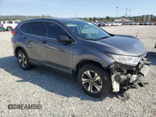 2018 Honda CR-V LX with VIN 2HKRW5H35JH416986, listed as a Copart auction lot 52129515 with 92,571 mi miles and Salvage Title. Bid and sale history available at carsss.com. Image 4.