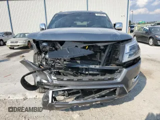 2024 Nissan Armada Platinum with VIN JN8AY2DB4R9850067, listed as a Copart auction lot 76240434 with 3,146 mi miles and Salvage Title. Bid and sale history available at carsss.com. Image 5.