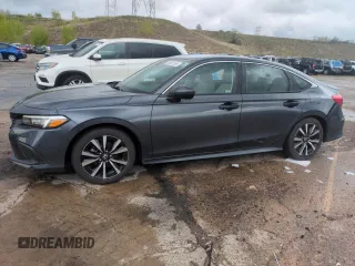 2023 Honda Civic EX z VIN 2HGFE1F73PH309295, wystawiony jako Copart lot #55631255 z przebiegiem 23 567 mil mil oraz Szkoda całkowita • Salvage title. Historia ofert i sprzedaży dostępna na DreamBid. Obrazek 1.