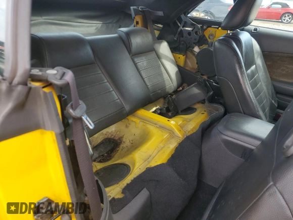 2005 Ford Mustang GT Deluxe with VIN 1ZVHT85H355249973, listed as a Copart auction lot 49499155 with 129,915 mi miles and Salvage Title. Bid and sale history available at DreamBid. Image 10.