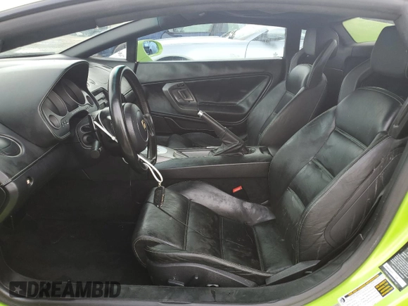2005 Lamborghini Gallardo с VIN ZHWGU11S35LA02379, выставлен на аукционе Copart как лот 75365184 с пробегом 23 102 миль миль и На запчасти • Non repairable. История ставок и продаж доступна на DreamBid. Изображение 7.