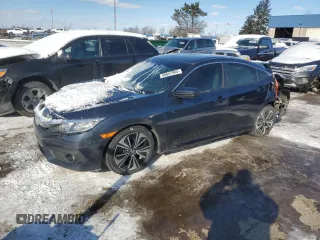 2018 Honda Civic EX-L z VIN JHMFC1F89JX018234, wystawiony jako Copart lot #45647985 z przebiegiem 126 239 mil mil oraz Czysty tytuł • Clean title. Historia ofert i sprzedaży dostępna na DreamBid. Obrazek 1.