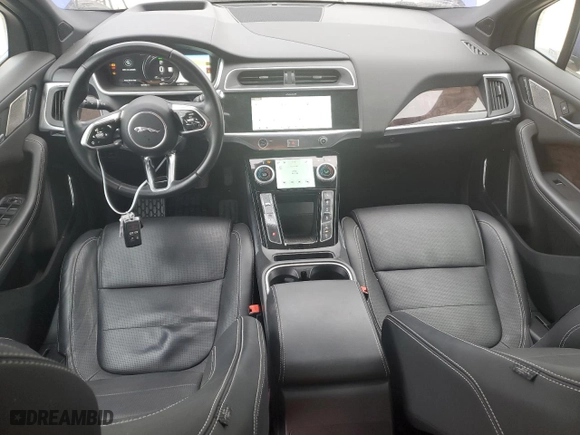2020 Jaguar I-PACE HSE with VIN SADHD2S10L1F79652, listed as a Copart auction lot 47574784 with 57248 miles. Bid and sale history available at carsss.com. Image 8.