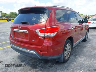 2013 Nissan Pathfinder SL with VIN 5N1AR2MN9DC685272, listed as a IAAI auction lot 42155443 with 156,183 mi miles. Bid and sale history available at carsss.com. Image 6.