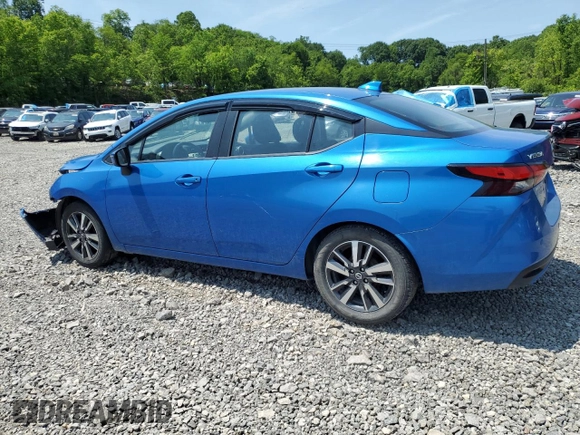 2021 Nissan Versa SV with VIN 3N1CN8EV5ML817624, listed as a Copart auction lot 58752455 with 94,240 mi miles and Salvage title. Bid and sale history available at DreamBid. Image 2.