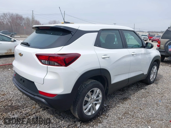 2023 Chevrolet TrailBlazer LS with VIN KL79MMS27PB164679, listed as a IAAI auction lot 41785080 with 30,131 mi miles and . Bid and sale history available at DreamBid. Image 4.