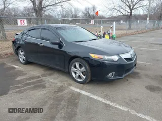 2012 Acura TSX Tech Pkg with VIN JH4CU2F67CC014892, listed as a IAAI auction lot 41721059 with 141,431 mi miles. Bid and sale history available at carsss.com. Image 1.