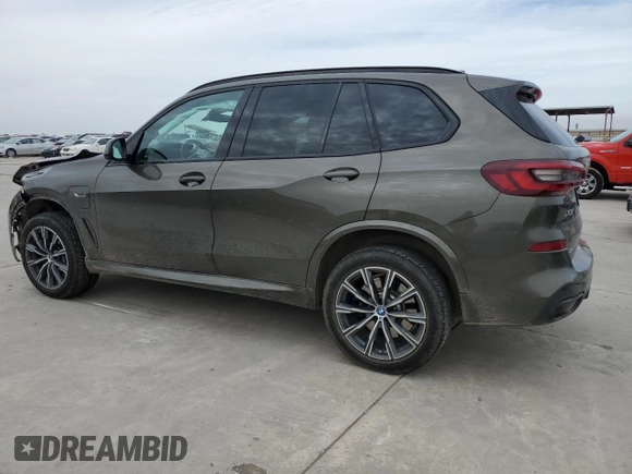 2023 BMW X5 xDrive45e with VIN 5UXTA6C08P9N43769, listed as a Copart auction lot 48232655 with 0 mi miles and Salvage Title. Bid and sale history available at carsss.com. Image 2.