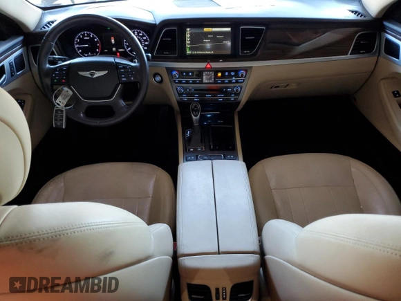 2017 Genesis G80 3.8L with VIN KMHGN4JE3HU167387, listed as a Copart auction lot 79092864 with 145,953 mi miles and Salvage Title. Bid and sale history available at carsss.com. Image 8.