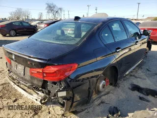 2018 BMW 5 Series 540i with VIN WBAJE5C52JWA95279, listed as a Copart auction lot 88995395 with Not provided miles and Salvage title. Bid and sale history available at DreamBid. Image 3.