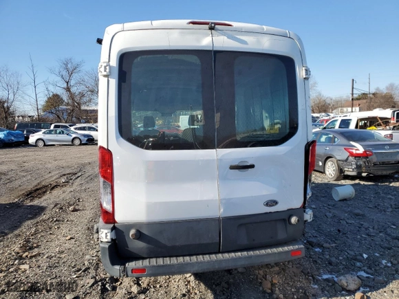 2015 Ford Transit Cargo Van with VIN 1FTNR2CM7FKA02508, listed as a Copart auction lot 74822104 with 260,773 mi miles and Salvage Title. Bid and sale history available at carsss.com. Image 6.