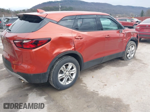 2021 Chevrolet Blazer LT с VIN 3GNKBHR4XMS567457, выставлен на аукционе IAAI как лот 41133024 с пробегом 48 422 миль миль и . История ставок и продаж доступна на DreamBid. Изображение 4.