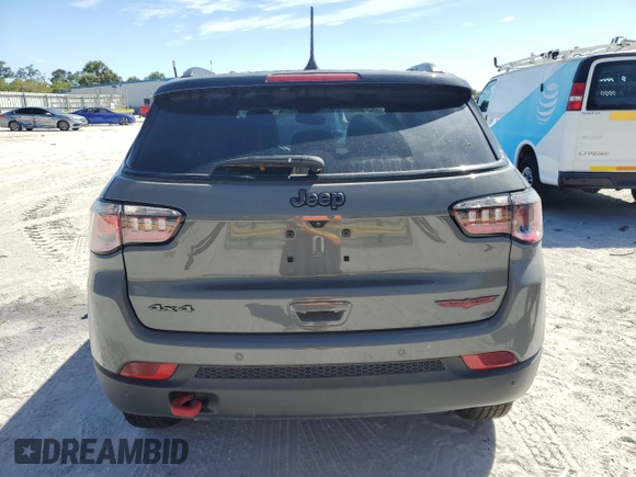 2024 Jeep Compass Trailhawk с VIN 3C4NJDDNXRT590322, выставлен на аукционе Copart как лот 47870985 с пробегом 13 232 миль миль и Списание • Salvage title. История ставок и продаж доступна на DreamBid. Изображение 6.